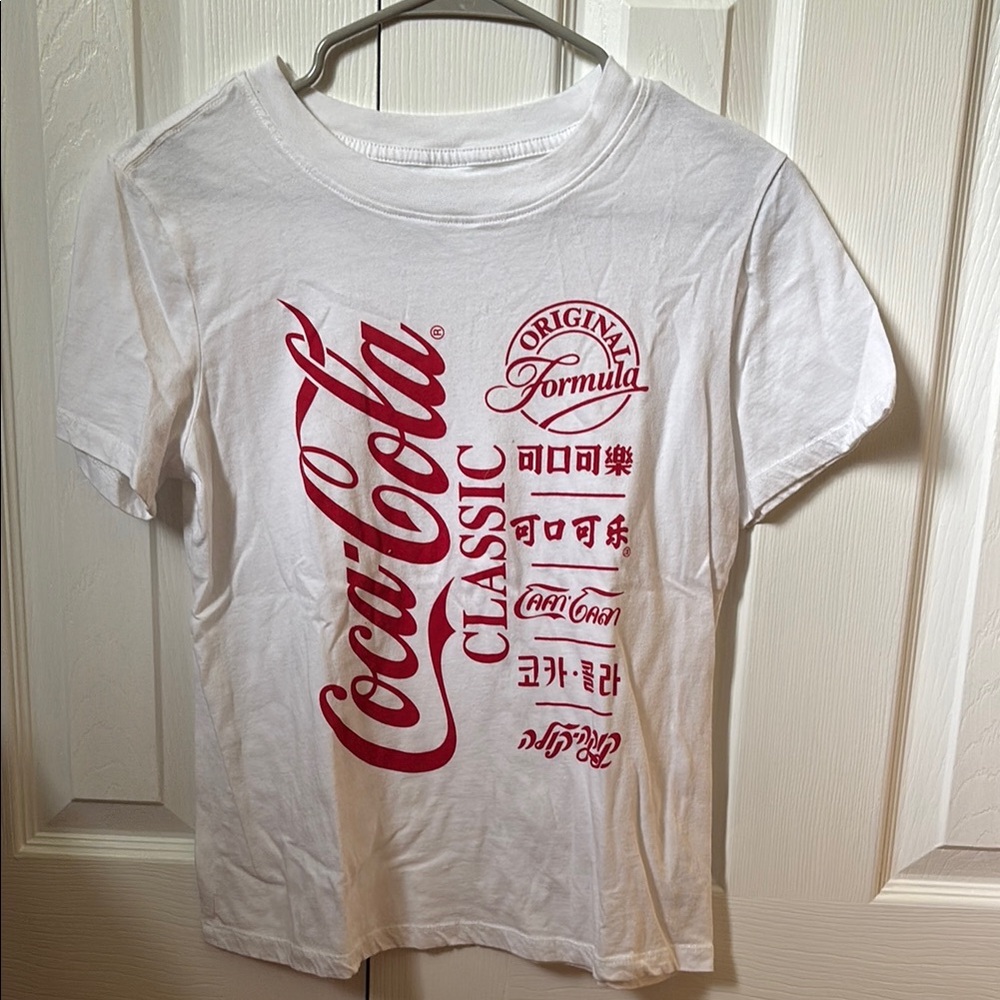 Coca Cola Red and White Short Sleeve Tee